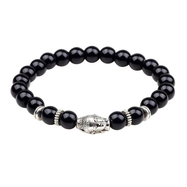 new bracelet agate beads elastic bracelet stone buddha head buddha beads bracelet, Black
new bracelet agate beads elastic bracelet stone buddha head buddha beads bracelet, Black