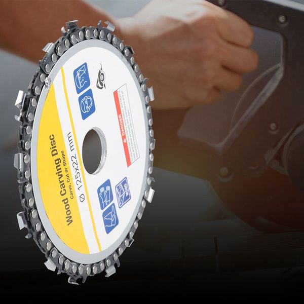 5 inch chain grinder chain saws disc woodworking plate tool 5 inch multi-functional wood carving disc angle grinding tool
5 inch chain grinder chain saws disc woodworking plate tool 5 inch multi-functional wood carving disc angle grinding tool