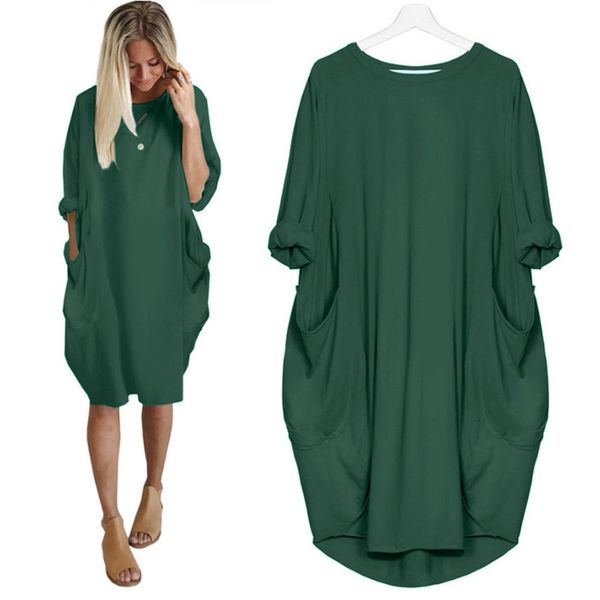 bat sleeve dress plus size xl 5xl sukienka solid dress midi elegant summer party dresses with pockets for women robe femme 2020, Black;gray
bat sleeve dress plus size xl 5xl sukienka solid dress midi elegant summer party dresses with pockets for women robe femme 2020, Black;gray