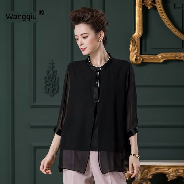 простой сплошной цвет пуловер шелкового женщин три кнопки пуловер рубашку тонкий шелк тутового рубашка 2002, White
простой сплошной цвет пуловер шелкового женщин три кнопки пуловер рубашку тонкий шелк тутового рубашка 2002, White