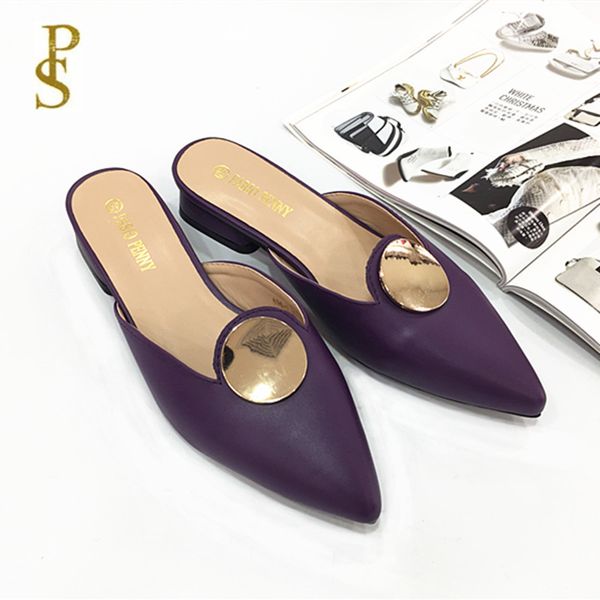 lady's slippers with pointed toes square - heeled women's summer slippers, Black
lady's slippers with pointed toes square - heeled women's summer slippers, Black