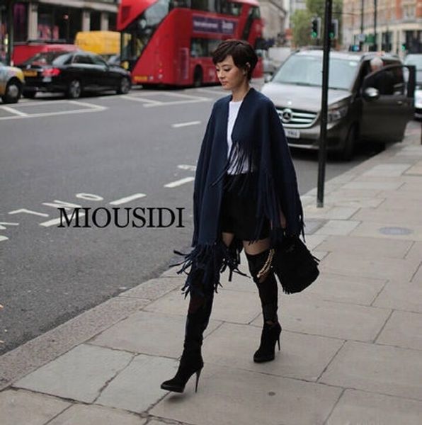 new star sun li cloak shawl london fashion zhou tong overcoat coat wind tassel cloak shawl, Blue;gray
new star sun li cloak shawl london fashion zhou tong overcoat coat wind tassel cloak shawl, Blue;gray