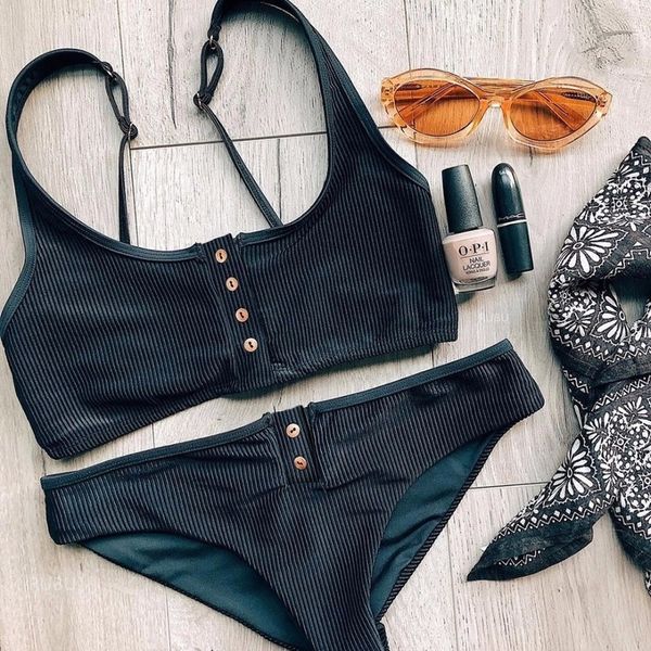 sport bikini set swimwear women bathing suit solid black swimsuit 2020 white push up biquini female beach swim wear, White;black
sport bikini set swimwear women bathing suit solid black swimsuit 2020 white push up biquini female beach swim wear, White;black