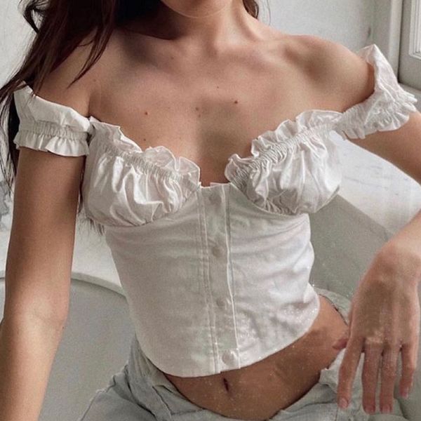 women shirt spring/summer 2020 new shirt fashion casual retro bubble sleeve short sleeve top, White
women shirt spring/summer 2020 new shirt fashion casual retro bubble sleeve short sleeve top, White