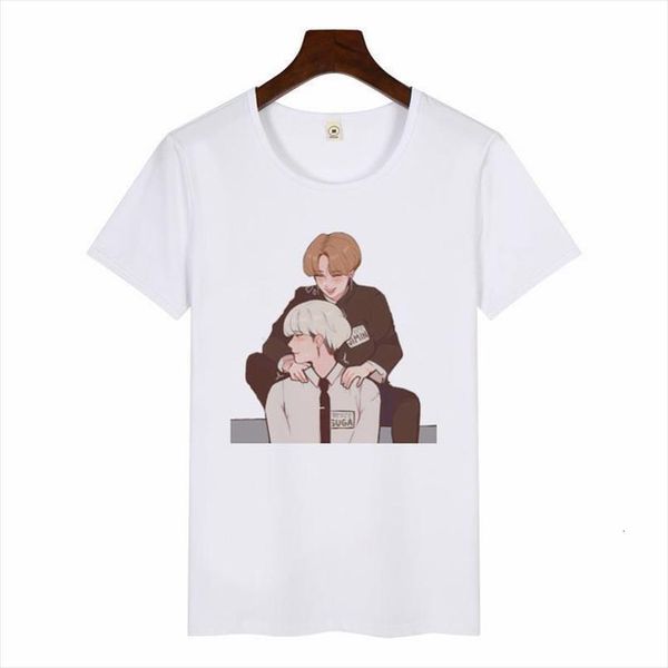 women suga jimin album print t shirt female korean style harajuku tshirt kawaii cartoon graphic print women tee casual t shirt, White
women suga jimin album print t shirt female korean style harajuku tshirt kawaii cartoon graphic print women tee casual t shirt, White
