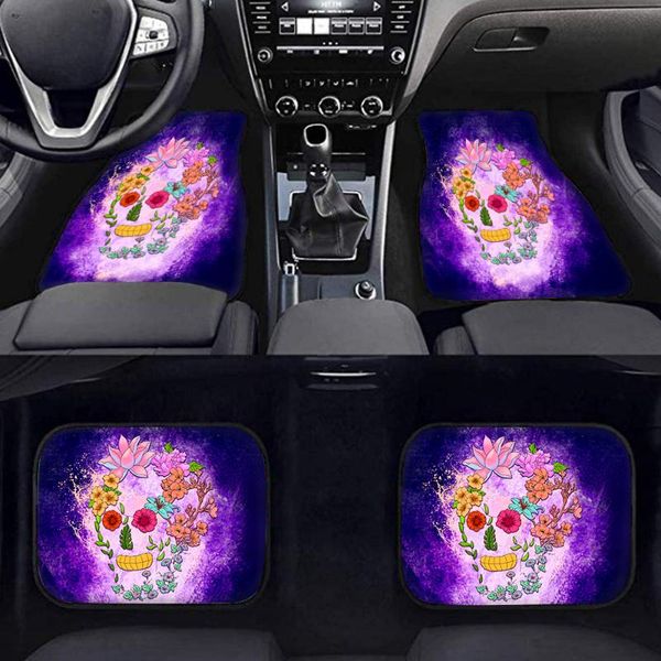 blue floral skull design heavy duty mat for car truck suv car floor mats 2/4 piece sunflower front and rear rubber carpet
blue floral skull design heavy duty mat for car truck suv car floor mats 2/4 piece sunflower front and rear rubber carpet