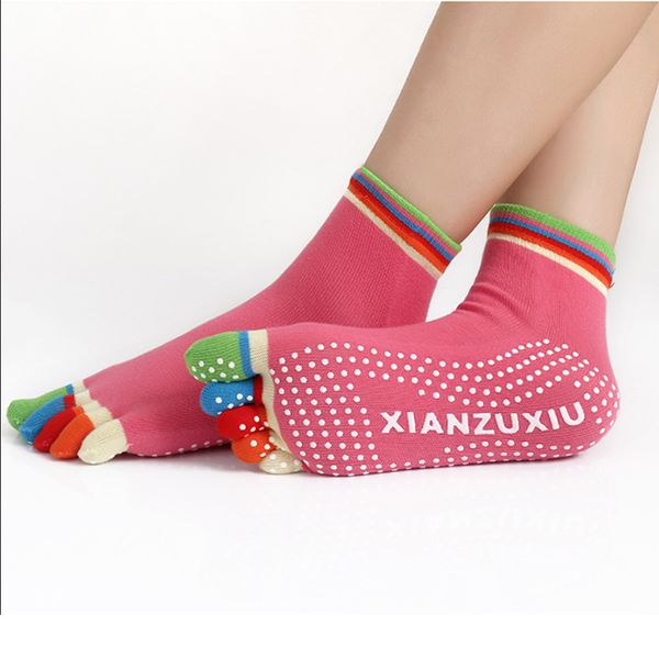 women's non-slip socks yoga toes fitness pilates socks gym five toes sports cotton colorful elastic winter, Black
women's non-slip socks yoga toes fitness pilates socks gym five toes sports cotton colorful elastic winter, Black