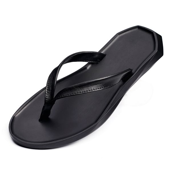 summer flip-flops male genuine leather summer outer wear sandals casual shoes beach outdoor anti-skid cowhide, Black
summer flip-flops male genuine leather summer outer wear sandals casual shoes beach outdoor anti-skid cowhide, Black
