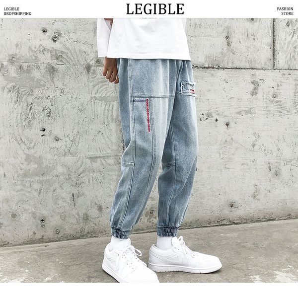 legible korean mens harem jeans pants streetwear hip hop men denim pants 2020 man casual jeans trousers pantalones hombre, Blue
legible korean mens harem jeans pants streetwear hip hop men denim pants 2020 man casual jeans trousers pantalones hombre, Blue