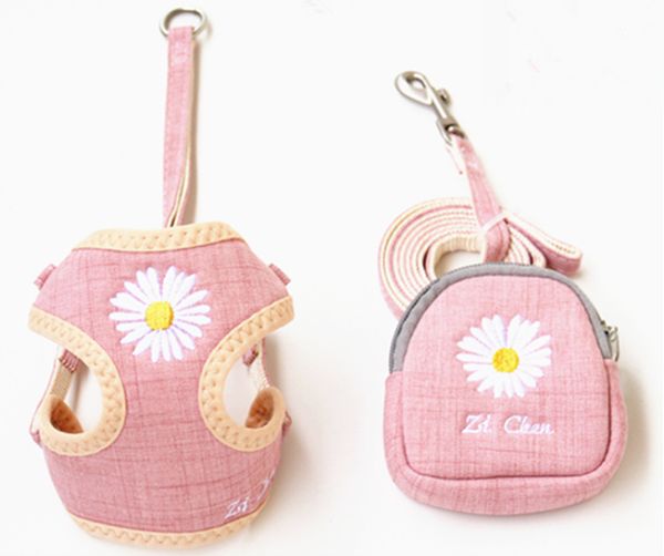 daisy pet dog harness snack bag nylon cat leash adjustable walking lead dog backpack for small pet multifunction accessories
daisy pet dog harness snack bag nylon cat leash adjustable walking lead dog backpack for small pet multifunction accessories