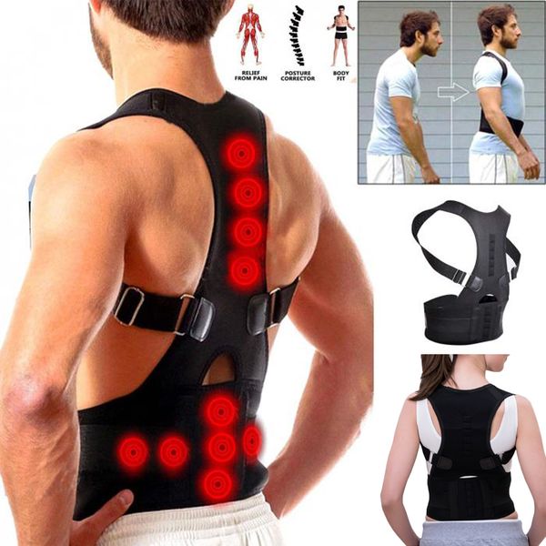 posture corrector malefemale adjustable magnetic corset back posture corrector brace back belt lumbar support straight, Black;blue
posture corrector malefemale adjustable magnetic corset back posture corrector brace back belt lumbar support straight, Black;blue