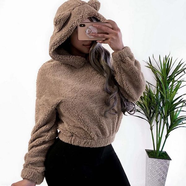 puimentiua cute women fleece hoodies long sleeve hooded pullover sweatshirt autumn winter soft warm crop hoodies sweatshirts, Black
puimentiua cute women fleece hoodies long sleeve hooded pullover sweatshirt autumn winter soft warm crop hoodies sweatshirts, Black