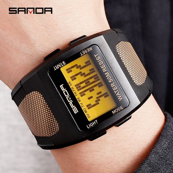 t9lnj sanda watch harajuku electronic digital wind trend digital sports waterproof square male and female students korean simple electronic, Blue
t9lnj sanda watch harajuku electronic digital wind trend digital sports waterproof square male and female students korean simple electronic, Blue