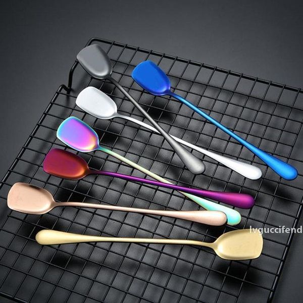 stainless steel mixed colors stirring spoon flatware ice tea dessert spoon tableware kitchen accessories fast shipping f20173512
stainless steel mixed colors stirring spoon flatware ice tea dessert spoon tableware kitchen accessories fast shipping f20173512