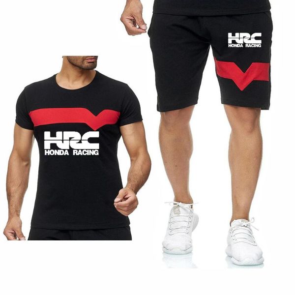 men's suit hrc race motorcycle car logo men's short sleeve summer fashion splice short sleeve men t-shirt pants suit 2pcs
men's suit hrc race motorcycle car logo men's short sleeve summer fashion splice short sleeve men t-shirt pants suit 2pcs