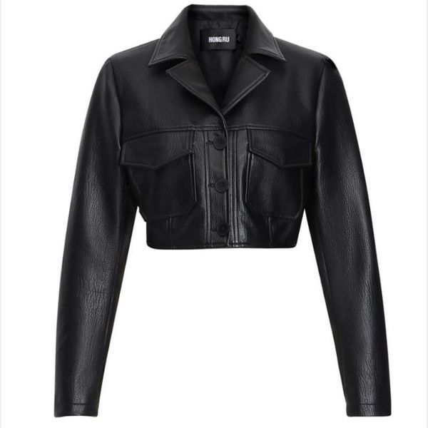 autumn spring locomotive big pockets pu leather jacket female short style was thin motorcyle jackets coat f1985 wholesale, Black
autumn spring locomotive big pockets pu leather jacket female short style was thin motorcyle jackets coat f1985 wholesale, Black