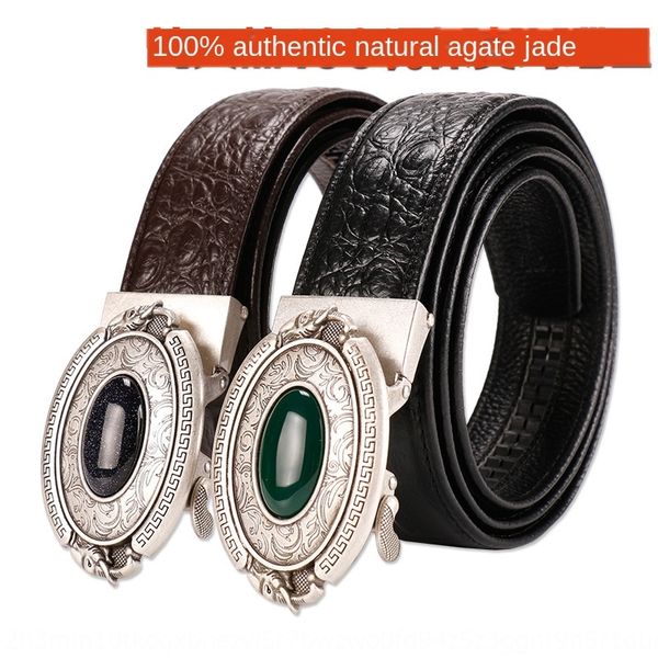 3.5 boutique agate crocodile genuine leather belt agate jade automatic buckle belt private gift box, Black;brown
3.5 boutique agate crocodile genuine leather belt agate jade automatic buckle belt private gift box, Black;brown