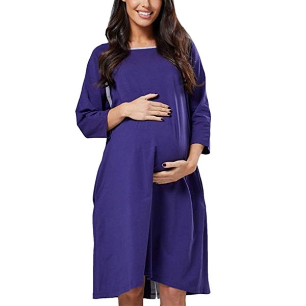 maternity dresses dress casual pregnant women button care pajamas skirt mom breastfeeding nightdress, White
maternity dresses dress casual pregnant women button care pajamas skirt mom breastfeeding nightdress, White