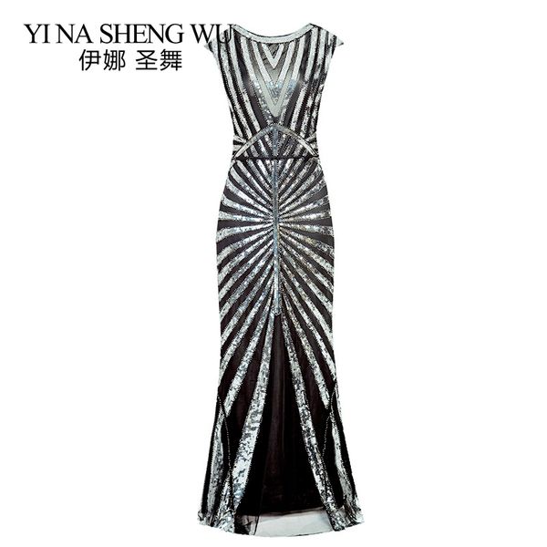 sequins fishtail slim long dress evening party banquet dance dress vintage women sequin banquet long sleeveless, Black;gray
sequins fishtail slim long dress evening party banquet dance dress vintage women sequin banquet long sleeveless, Black;gray