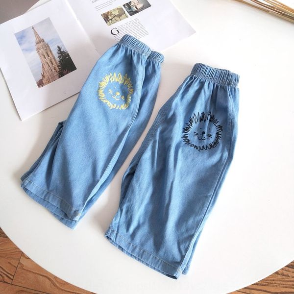 2020 korean jeans thin children's capri new summer dress western style jeans wide leg pants baby loose wide leg pants, Blue
2020 korean jeans thin children's capri new summer dress western style jeans wide leg pants baby loose wide leg pants, Blue