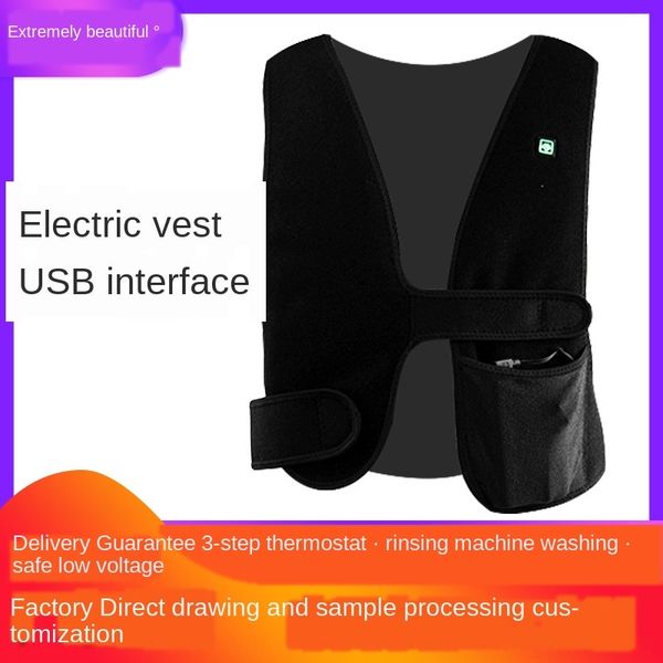thermal usb intelligent warm temperature adjustment electric heating vest electric heating vest, Black;white
thermal usb intelligent warm temperature adjustment electric heating vest electric heating vest, Black;white