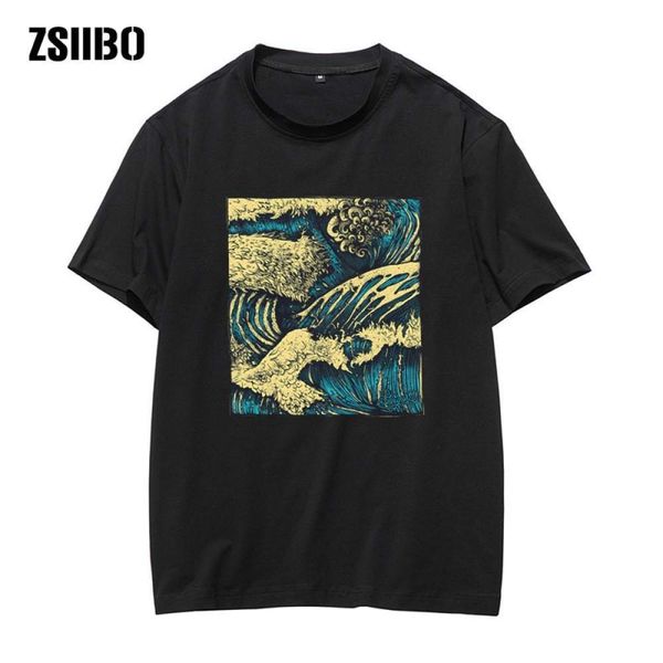 Zsiibo Japan style wave print t shirt men fashion Harajuku streetwear funny tshirt men tshirt hip hop T-shirt men summer hy1mc85 2020 high
Zsiibo Japan style wave print t shirt men fashion Harajuku streetwear funny tshirt men tshirt hip hop T-shirt men summer hy1mc85 2020 high
