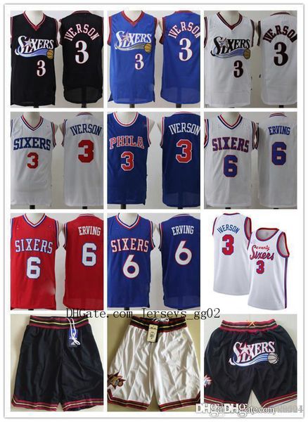 mens 2020 филадельфия nba 76ers джерси аллен айверсон 3 баскетбол julius 6 erving джерси баскетбол шорты мужские трикотажные изделия, Black
mens 2020 филадельфия nba 76ers джерси аллен айверсон 3 баскетбол julius 6 erving джерси баскетбол шорты мужские трикотажные изделия, Black