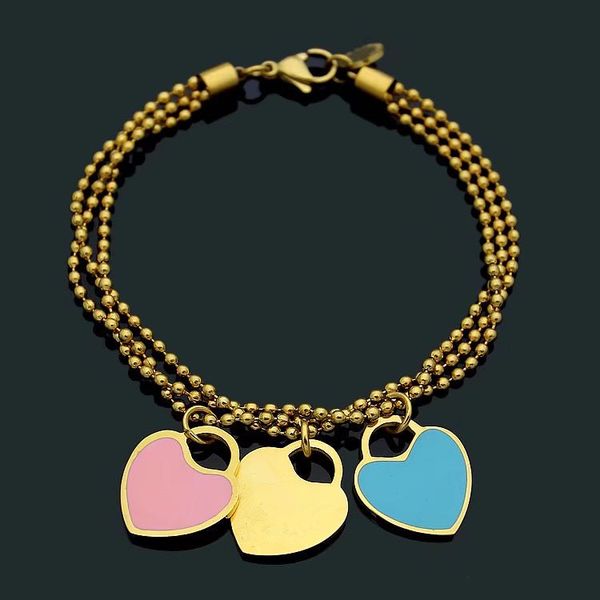 bead bracelet bijoux de créateurs de luxe femmes bracelets fashion designer bracelets stainless steel three heart bracelet ankle bracelets, Black
bead bracelet bijoux de créateurs de luxe femmes bracelets fashion designer bracelets stainless steel three heart bracelet ankle bracelets, Black