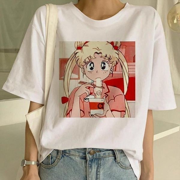 sailor moon summer new fashion t shirt women harajuku short sleeve fun t shirt cute cat tshirt cartoon tees female, White
sailor moon summer new fashion t shirt women harajuku short sleeve fun t shirt cute cat tshirt cartoon tees female, White