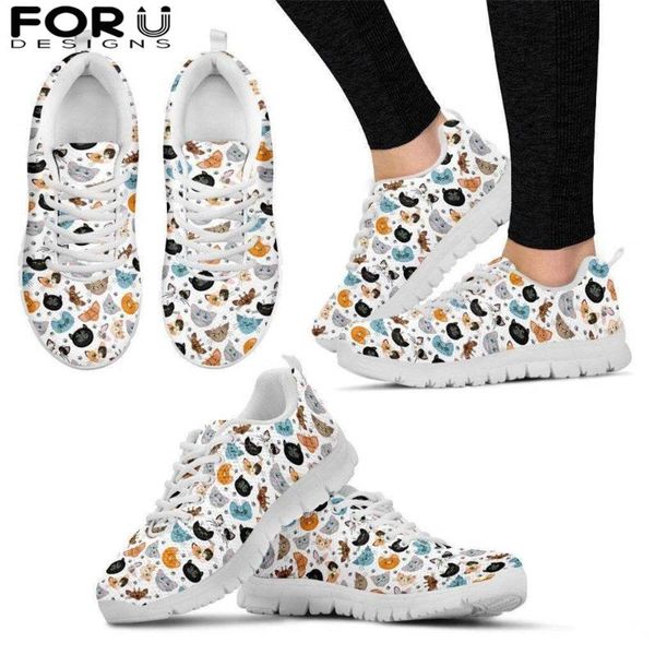 forudesigns cute cats printing ladies mesh lace up flats shoes women's summer breathable sneakers walk footwear sapato feminion, Black
forudesigns cute cats printing ladies mesh lace up flats shoes women's summer breathable sneakers walk footwear sapato feminion, Black