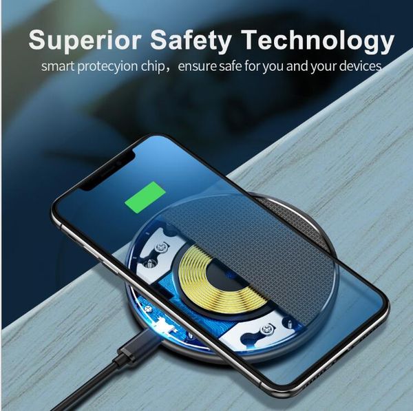 10w fast wireless charging pad qi wireless charger for apple chargeur iphone 8 x 11 xr xs max chargeur sans fil
10w fast wireless charging pad qi wireless charger for apple chargeur iphone 8 x 11 xr xs max chargeur sans fil