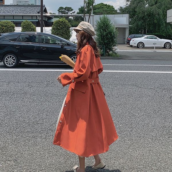 windbreaker women's mid-length autumn new korean style windbreaker coat loose over-the-knee popular hepburn waitmore coat coat, Tan;black
windbreaker women's mid-length autumn new korean style windbreaker coat loose over-the-knee popular hepburn waitmore coat coat, Tan;black