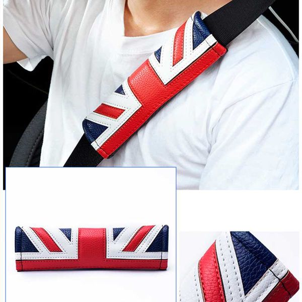 2pcs car seat belt shoulder protection pad for mini cooper s jcw f54 f56 f60 r60 r56 clubman countryman car accessories interior