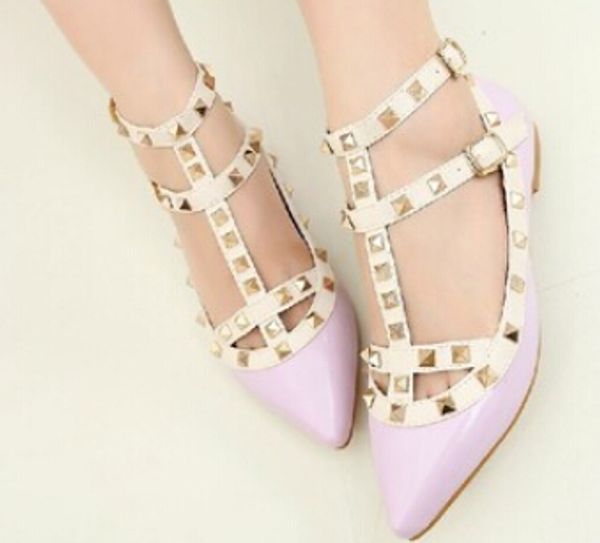 selling women calfskin pointed toe rivets flat shoes,genuine leather flats 39 colors cs09, Black
selling women calfskin pointed toe rivets flat shoes,genuine leather flats 39 colors cs09, Black