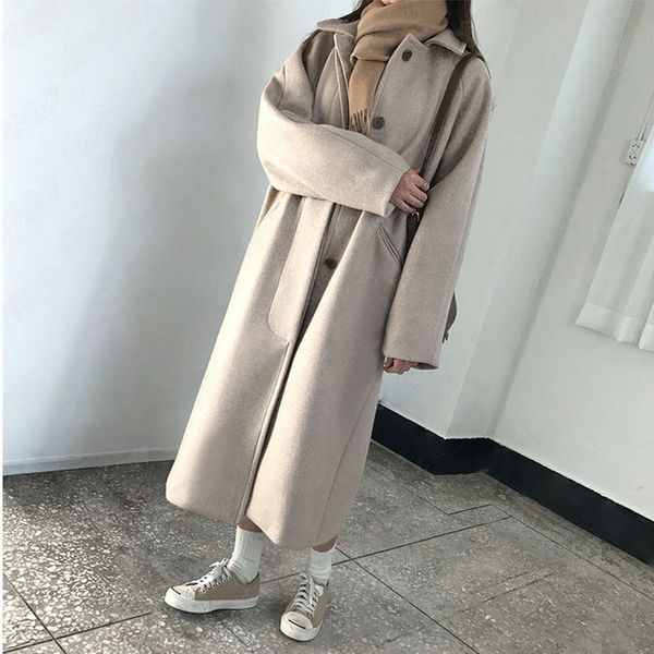 winter beige elegant wool coat women korean fashion black long coats vintage minimalist woolen overcoat camel oversize outwear
winter beige elegant wool coat women korean fashion black long coats vintage minimalist woolen overcoat camel oversize outwear