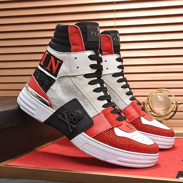 new phantom kick $hi -crystal sneakers mens shoes lightweight fashion shoes vintage lace -up sports casual men boots chaussures pour hom, Black
new phantom kick $hi -crystal sneakers mens shoes lightweight fashion shoes vintage lace -up sports casual men boots chaussures pour hom, Black