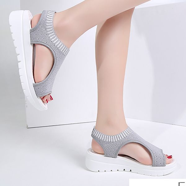 2020 sandals women breathable women's hollow out ladies elastic band slip on flat female slingbacks footwear woman solid shoes, Black
2020 sandals women breathable women's hollow out ladies elastic band slip on flat female slingbacks footwear woman solid shoes, Black