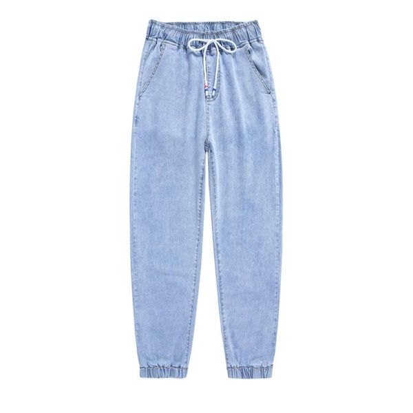 jeans woman high waist plus size casual drawstring loose mon denim ankle-length harem pants 4xl 5xl, Blue
jeans woman high waist plus size casual drawstring loose mon denim ankle-length harem pants 4xl 5xl, Blue