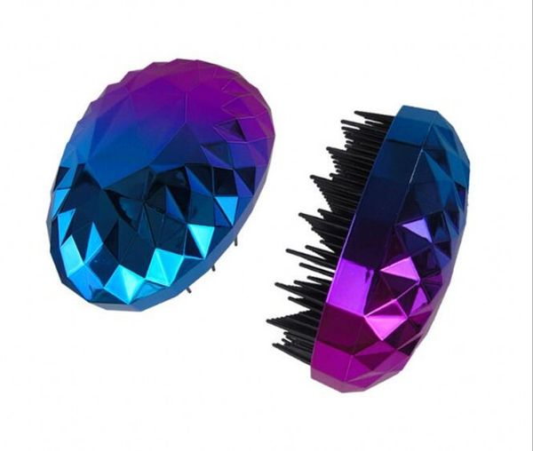 creative diamonds plating gradient eggs along hair comb tt brush anti-static hair styling, Silver
creative diamonds plating gradient eggs along hair comb tt brush anti-static hair styling, Silver