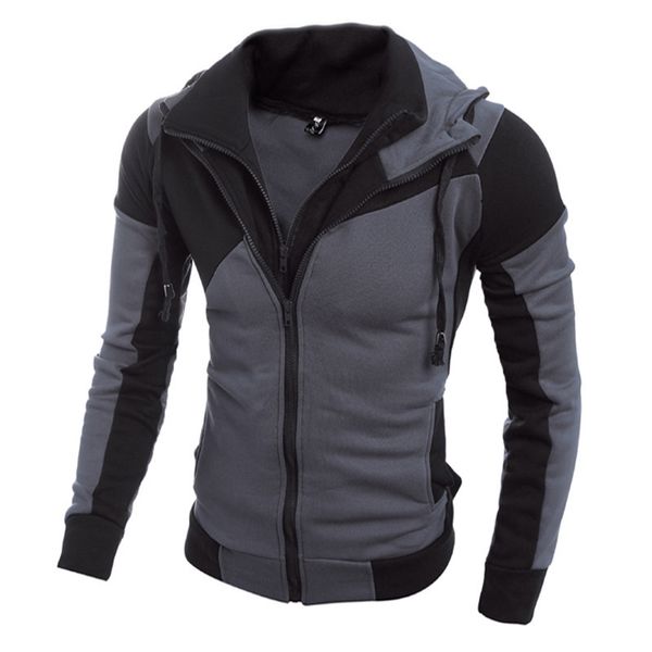 men solid pullovers spelling color double-deck zipper even hat cardigan men clothes slim fit jumpers casual hooded, White;black
men solid pullovers spelling color double-deck zipper even hat cardigan men clothes slim fit jumpers casual hooded, White;black
