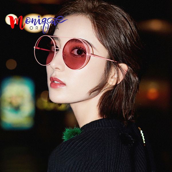 sunglasses 2021 classical round metal eyewear brand original design black shades sun glasses for woman men female slim, White;black
sunglasses 2021 classical round metal eyewear brand original design black shades sun glasses for woman men female slim, White;black