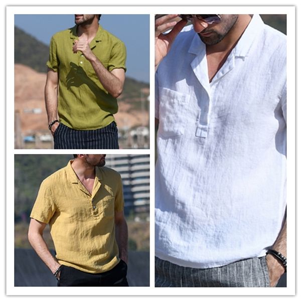 2020 summer new men's casual linen shirt retro chinese style upright collar slim cotton linen shirt, White;black
2020 summer new men's casual linen shirt retro chinese style upright collar slim cotton linen shirt, White;black
