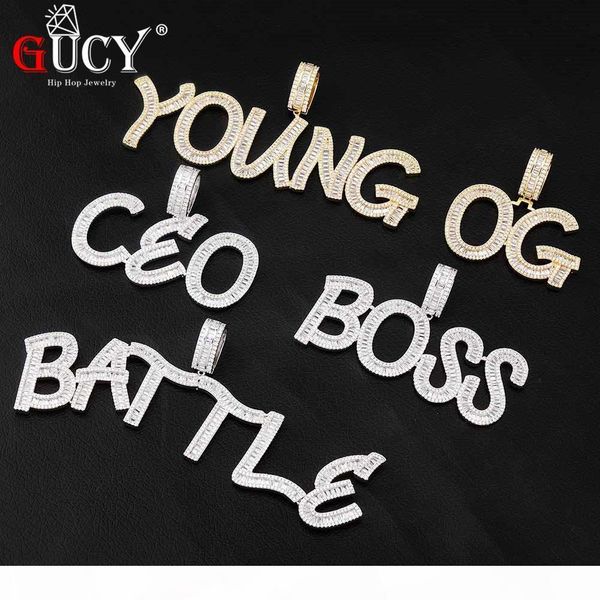 new a-z custom name baguette letters pendant with 4mm tennis chain necklace gold silver color women men's hip hop jewelry
new a-z custom name baguette letters pendant with 4mm tennis chain necklace gold silver color women men's hip hop jewelry