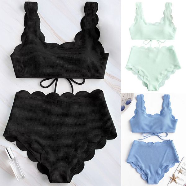 high waist bikinis set women two piece push up tankini female swimsuit plus size beachwear polyester swimwear bikini sets biquini, White;black
high waist bikinis set women two piece push up tankini female swimsuit plus size beachwear polyester swimwear bikini sets biquini, White;black
