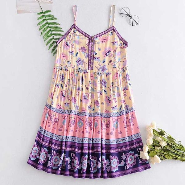 casual dresses cute floral print straps summer dress women v-neck sleeveless boho buttons beach rayon bohemian party wear, Black;gray
casual dresses cute floral print straps summer dress women v-neck sleeveless boho buttons beach rayon bohemian party wear, Black;gray