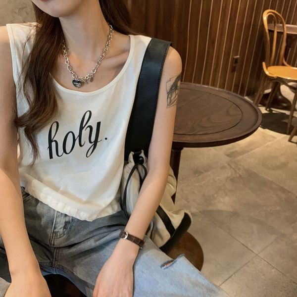 2020 korean style summer loose slim letter printing vest outer wear inner vest sleeveless top, Camo
2020 korean style summer loose slim letter printing vest outer wear inner vest sleeveless top, Camo