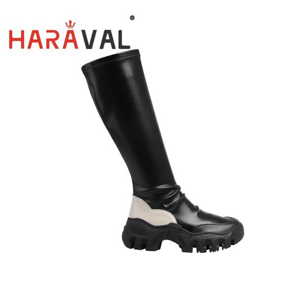 haraval 2020 new brand mid-calf boots shoes women autumn winter stretch fabric fashion high heels platform boots 2020 shoe e15l, Black
haraval 2020 new brand mid-calf boots shoes women autumn winter stretch fabric fashion high heels platform boots 2020 shoe e15l, Black
