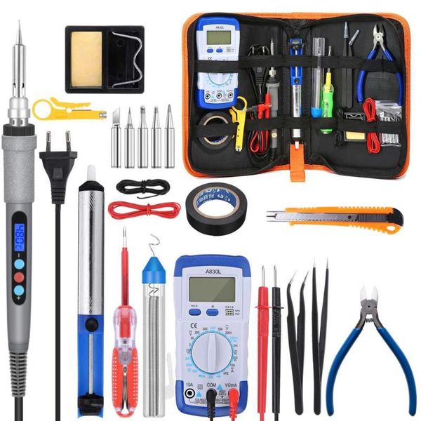 110v/220v 60w/90w electric soldering iron kit multimeter temperature desoldeirng pump welding tool with 5pcs soldering tips tool
110v/220v 60w/90w electric soldering iron kit multimeter temperature desoldeirng pump welding tool with 5pcs soldering tips tool