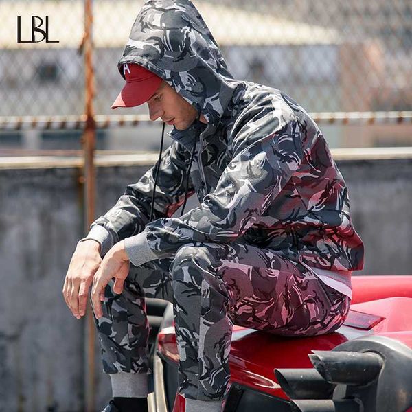 men's tracksuits men camouflage zipper hoodies+pants sets mens camo hoodie sweatshirts pants male 2pcs tracksuit set clothing, Gray
men's tracksuits men camouflage zipper hoodies+pants sets mens camo hoodie sweatshirts pants male 2pcs tracksuit set clothing, Gray