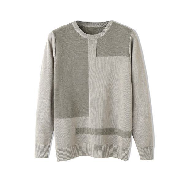 2020 men's new knitted sweater youth thin for autumn and winter jacquard color matching sweater, White;black
2020 men's new knitted sweater youth thin for autumn and winter jacquard color matching sweater, White;black